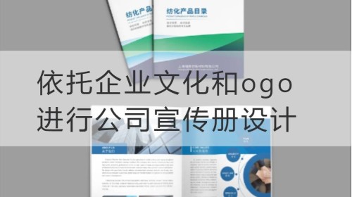 依托企业文化和ogo进行公司宣传册设计