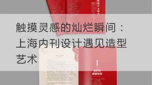 触摸灵感的灿烂瞬间：上海内刊设计遇见造型艺术